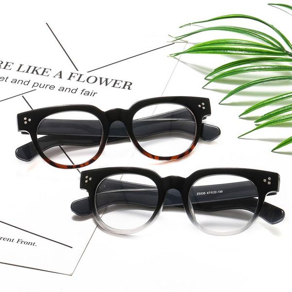fashion sunglasses frames ultra light frame glasses men women universal personality two color splicing decorative eyeglasses, Black
fashion sunglasses frames ultra light frame glasses men women universal personality two color splicing decorative eyeglasses, Black