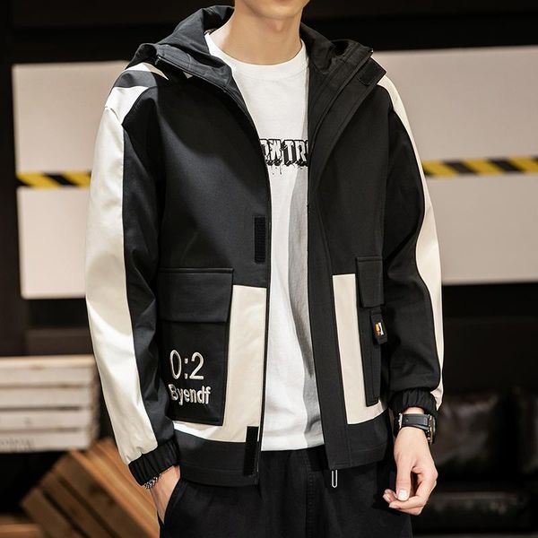 men's jackets fashion autumn spring casual men hooded zipper jacket hip hop outerwear man coat chaqueta hombres, Black;brown
men's jackets fashion autumn spring casual men hooded zipper jacket hip hop outerwear man coat chaqueta hombres, Black;brown