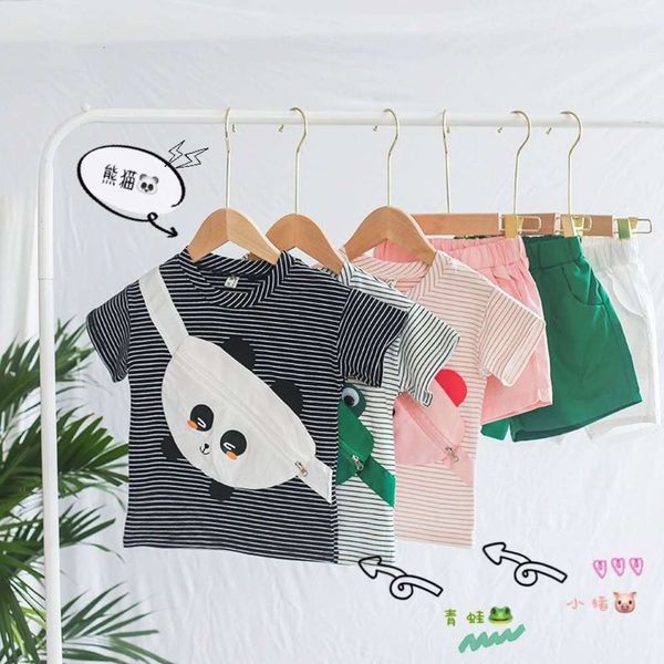 children's little hamburger summer boys' short sleeve suit 2021 new cartoon pattern shorts two piece set, White 
children's little hamburger summer boys' short sleeve suit 2021 new cartoon pattern shorts two piece set, White