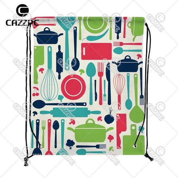 shopping bags colorful cute kitchen seamless pattern print custom individual nylon fabric drawstring backpack gift bag
shopping bags colorful cute kitchen seamless pattern print custom individual nylon fabric drawstring backpack gift bag