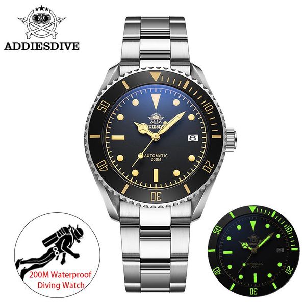 wristwatches addies dive automatic watches fashion watch sapphire crystal 200m diver ceramic bezel c3 super luminous men, Slivery;brown
wristwatches addies dive automatic watches fashion watch sapphire crystal 200m diver ceramic bezel c3 super luminous men, Slivery;brown