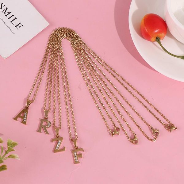 pendant necklaces titanium steel initial letter name necklace for women wholesale alphabet a-z 26 fashion, Silver
pendant necklaces titanium steel initial letter name necklace for women wholesale alphabet a-z 26 fashion, Silver