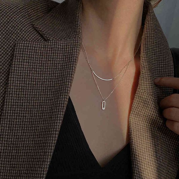 dexin s925 sterling silver double layer necklace women's minority design sense high-grade sweater chain autumn and winter temperament
dexin s925 sterling silver double layer necklace women's minority design sense high-grade sweater chain autumn and winter temperament