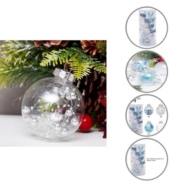 party decoration transparent christmas tree balls eco-friendly lightweight xmas shatterproof hanging ball decorations
party decoration transparent christmas tree balls eco-friendly lightweight xmas shatterproof hanging ball decorations