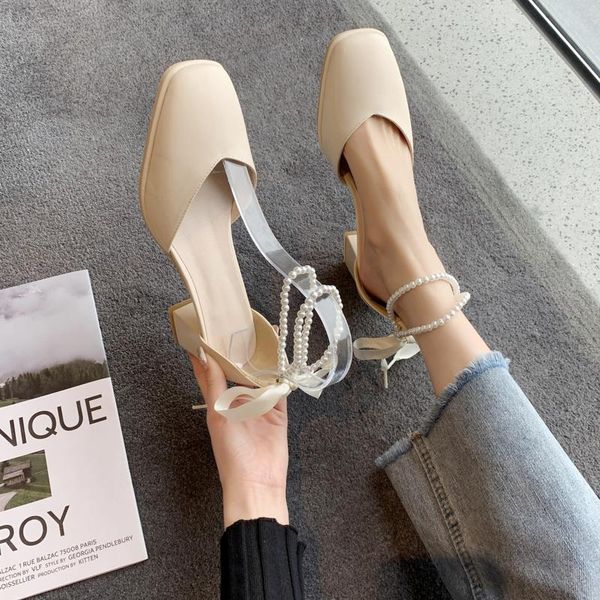 sandals closed toe high heels cross-shoes 2021 women's all-match med buckle strap suit female beige high-heeled medium comfo, Black
sandals closed toe high heels cross-shoes 2021 women's all-match med buckle strap suit female beige high-heeled medium comfo, Black