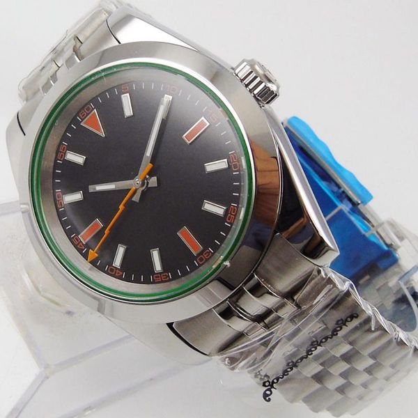wristwatches 36mm polished automatic men watch brushed jubilee bracelet miyota 8215 movement sapphire crystal green luminous dial, Slivery;brown
wristwatches 36mm polished automatic men watch brushed jubilee bracelet miyota 8215 movement sapphire crystal green luminous dial, Slivery;brown