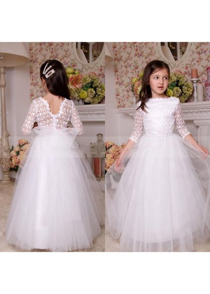 girl's dresses ball gown flower girl dress lace appliques baby girls party 3/4 sleeves back bow first communion, Red;yellow
girl's dresses ball gown flower girl dress lace appliques baby girls party 3/4 sleeves back bow first communion, Red;yellow