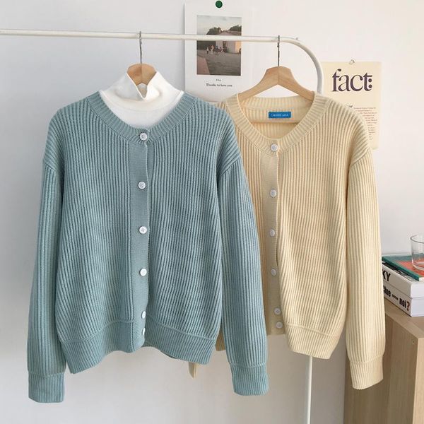 women's sweaters autumn clothes womens 2021 winter harajuku korean style fashion personality lazy button knitted cardigan women sweater, White;black
women's sweaters autumn clothes womens 2021 winter harajuku korean style fashion personality lazy button knitted cardigan women sweater, White;black