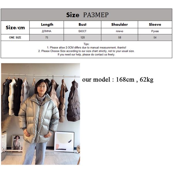 2021 new winter jackets coats oversize parkas woman er jacket female thicker warm padded clothes loose outwear wx3m, Black
2021 new winter jackets coats oversize parkas woman er jacket female thicker warm padded clothes loose outwear wx3m, Black