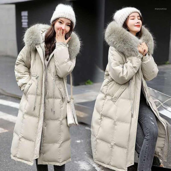 women's down & parkas jacket 2021 style korean ladies winter mid-length over-knee warmth tide white duck waist parker women, Black
women's down & parkas jacket 2021 style korean ladies winter mid-length over-knee warmth tide white duck waist parker women, Black