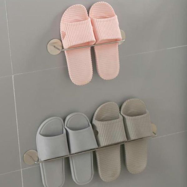 stainless steel shoes rack creative punch shoes organizer for bathroom - size 
stainless steel shoes rack creative punch shoes organizer for bathroom - size