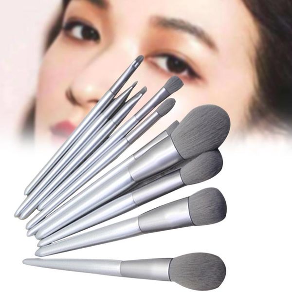 makeup brushes 10pcs silver brush set premium synthetic foundation powder blending concealer eye shadows blushes ne
makeup brushes 10pcs silver brush set premium synthetic foundation powder blending concealer eye shadows blushes ne