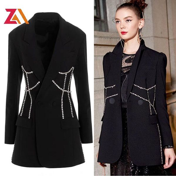 women's suits & blazers zalady streetwear diamond vintage slim elegant mini dresses women coats autumn spring lady jacket, White;black
women's suits & blazers zalady streetwear diamond vintage slim elegant mini dresses women coats autumn spring lady jacket, White;black