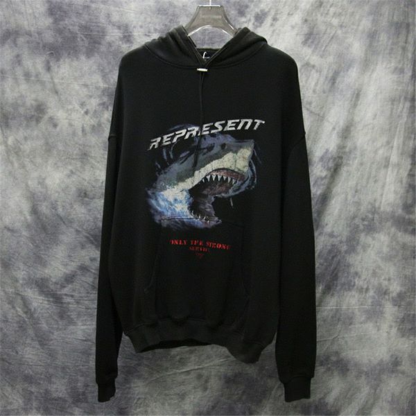 printing represent shark lessons vintage hoodie men women 1:1 washed do old retro pullovers sweats 6m1n, Black
printing represent shark lessons vintage hoodie men women 1:1 washed do old retro pullovers sweats 6m1n, Black