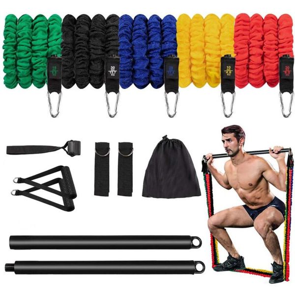 resistance bands set with pilates bar adjustable exercise door anchor & handles for full boady training home gym workout
resistance bands set with pilates bar adjustable exercise door anchor & handles for full boady training home gym workout