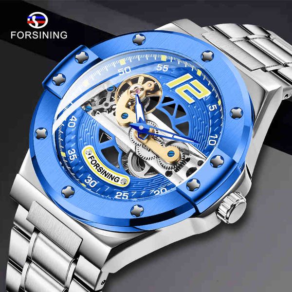 forsining mechanische mannen horloge blue dial brug transparante analoge stalen band waterdicht man klok relogio masculino, Slivery;brown
forsining mechanische mannen horloge blue dial brug transparante analoge stalen band waterdicht man klok relogio masculino, Slivery;brown