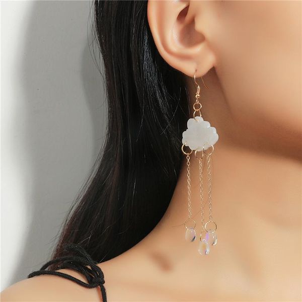 dangle & chandelier handmade rain cloud earrings for ladies white fashionable clouds tassel water drop jewelry women girls, Silver
dangle & chandelier handmade rain cloud earrings for ladies white fashionable clouds tassel water drop jewelry women girls, Silver