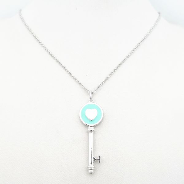2021 new 100% pure sier ms sweet classic romantic circular blue enamel heart-shaped key sweater chain necklace pendant jewelry 9hib, Silver
2021 new 100% pure sier ms sweet classic romantic circular blue enamel heart-shaped key sweater chain necklace pendant jewelry 9hib, Silver