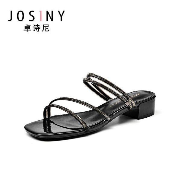 sandals josiny women mid-heel casual commuter fairy wind rhinestone open-toed thick root fashion, Black
sandals josiny women mid-heel casual commuter fairy wind rhinestone open-toed thick root fashion, Black