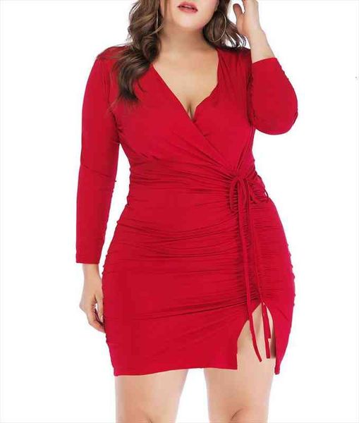 spring fashing elegant plus size red party dress xl 5xl women v neck tight slim split vintage pleated bag, Black;gray
spring fashing elegant plus size red party dress xl 5xl women v neck tight slim split vintage pleated bag, Black;gray