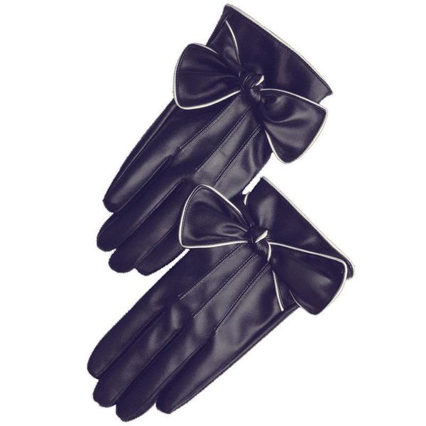 five fingers gloves winter women' outdoor cycling leather warm fashion cute bow embroidery thin plus velvet touch screen driving mitte, Blue;gray
five fingers gloves winter women' outdoor cycling leather warm fashion cute bow embroidery thin plus velvet touch screen driving mitte, Blue;gray