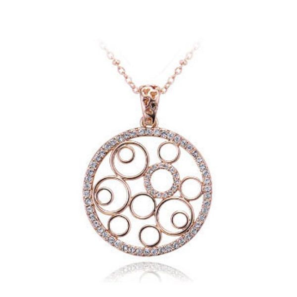 pendant necklaces 2021 gold-color hollow round crystal & pendants fashion jewelry for women, Silver
pendant necklaces 2021 gold-color hollow round crystal & pendants fashion jewelry for women, Silver
