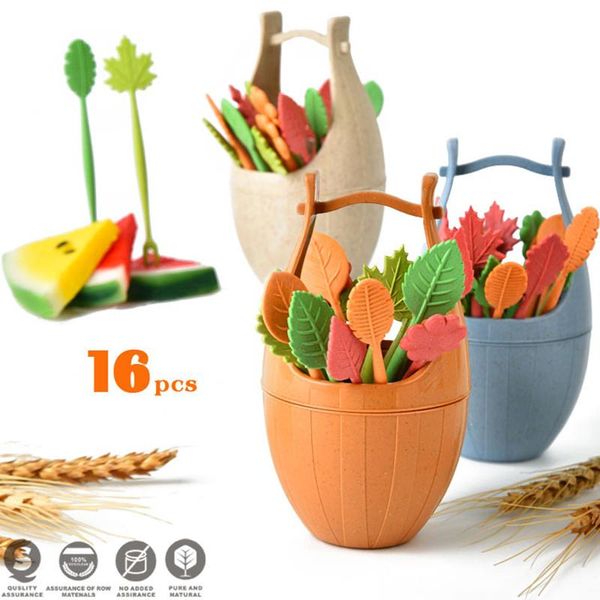 forks 16pcs biodegradable fruit fork set wheat straw leaves desert salad vegetable bbq party cocktail picks table decor
forks 16pcs biodegradable fruit fork set wheat straw leaves desert salad vegetable bbq party cocktail picks table decor