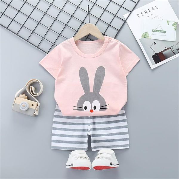 summer newborn infant baby girl boy clothes childrens short sleeve t shirt pants toddler kid outfits set 2pcs clothing, White
summer newborn infant baby girl boy clothes childrens short sleeve t shirt pants toddler kid outfits set 2pcs clothing, White