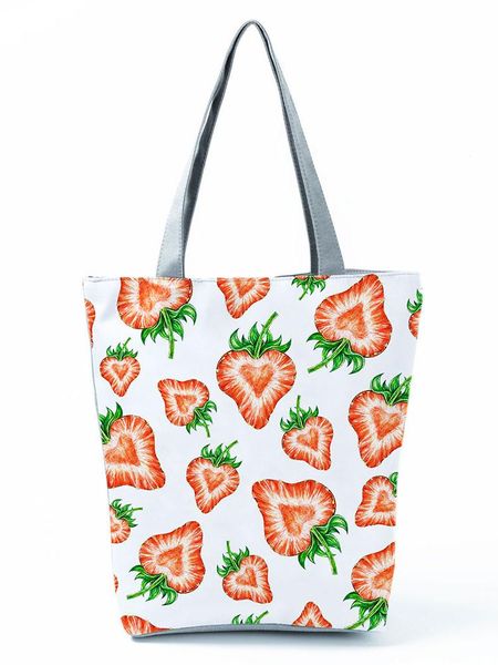 evening bags sliced strawberries handbag for women creativity beautiful tote bag foldable bento simple storage grocery shopping 
evening bags sliced strawberries handbag for women creativity beautiful tote bag foldable bento simple storage grocery shopping