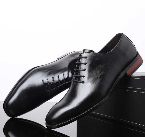 dress shoes men luxury designer gentleman pointed lace-up oxford for man male wedding homecoming zapatos de novio, Black
dress shoes men luxury designer gentleman pointed lace-up oxford for man male wedding homecoming zapatos de novio, Black