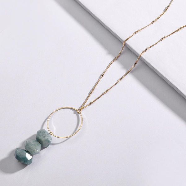 pendant necklaces huidang fashion women lady dainty chain facted natural labradorite amazonite stone necklace, Silver
pendant necklaces huidang fashion women lady dainty chain facted natural labradorite amazonite stone necklace, Silver