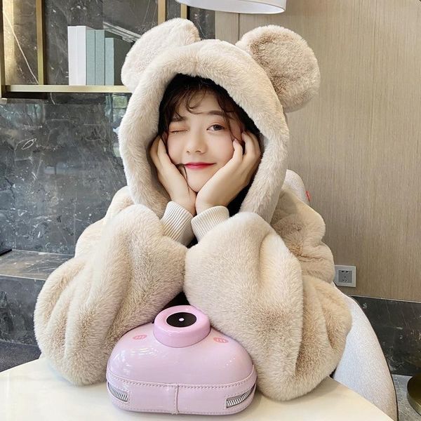 women's hoodies & sweatshirts lamb wool coat for women loose leisure autum winter cute hooded bear ear soft girl fresh and sweet zipper, Black
women's hoodies & sweatshirts lamb wool coat for women loose leisure autum winter cute hooded bear ear soft girl fresh and sweet zipper, Black