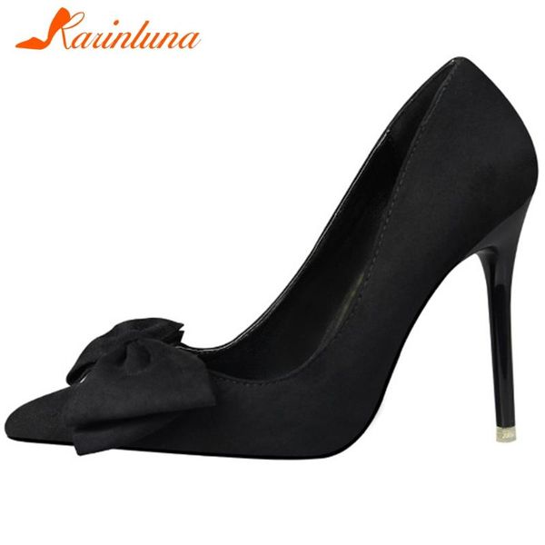 dress shoes karin party office pumps fashion bowtie women brand ladies ins thin high heels woman, Black
dress shoes karin party office pumps fashion bowtie women brand ladies ins thin high heels woman, Black