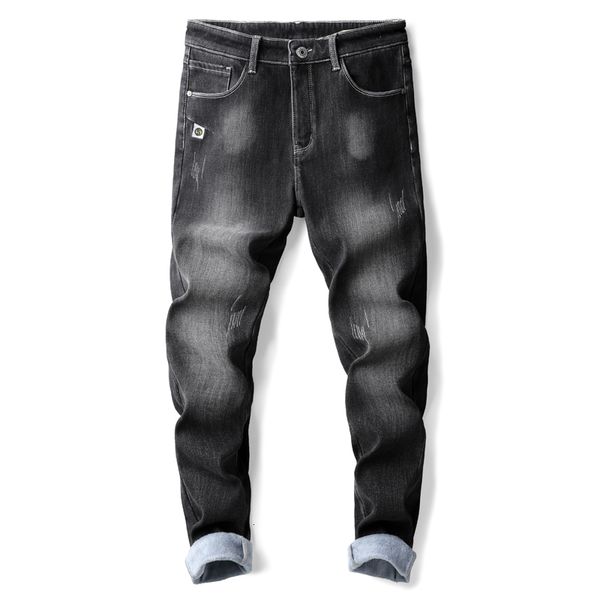 2021 new autumn winter thermal men's trendy korean plus veet youth slim pencil feet casual ny jeans men long pants d0t0, Blue
2021 new autumn winter thermal men's trendy korean plus veet youth slim pencil feet casual ny jeans men long pants d0t0, Blue