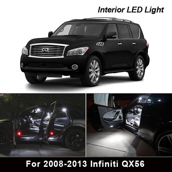 11x white car interior led light bulb package kit for 2008-2013 infiniti qx56 map dome trunk license plate light
11x white car interior led light bulb package kit for 2008-2013 infiniti qx56 map dome trunk license plate light