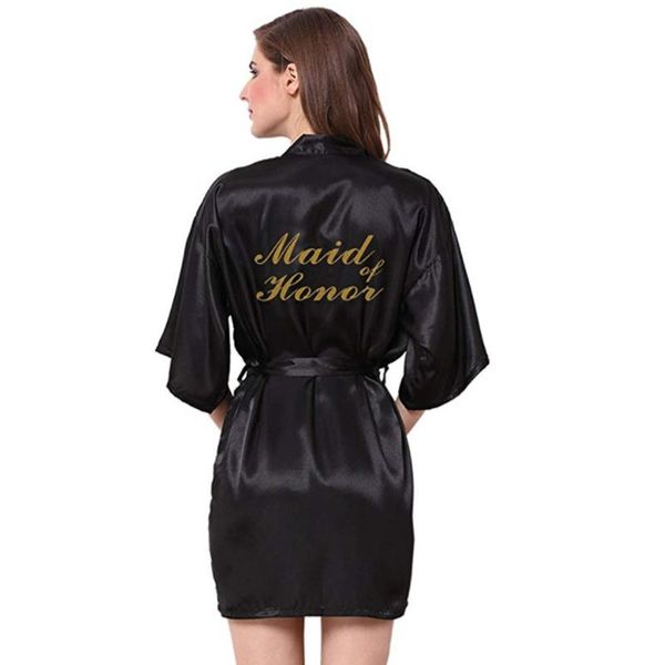 women's sleepwear ubilah bridesmaid wedding ladies morning robes bronzing maid of honor dressing gowns imitation silk cardigan for wome, Black;red
women's sleepwear ubilah bridesmaid wedding ladies morning robes bronzing maid of honor dressing gowns imitation silk cardigan for wome, Black;red