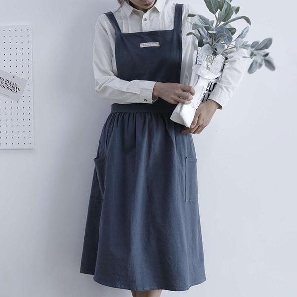 aprons 2021 solid cooking kitchen apron chef waiter cafe shop bbq pocket cotton accessory
aprons 2021 solid cooking kitchen apron chef waiter cafe shop bbq pocket cotton accessory
