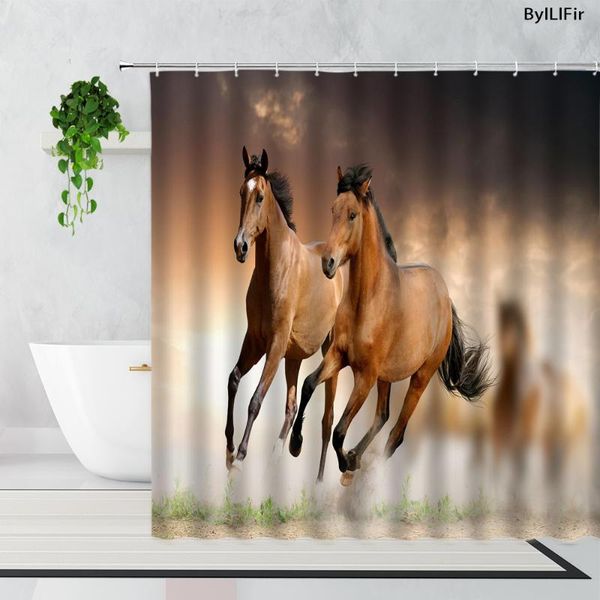 shower curtains running horse print grassland animal bathroom decoration curtain waterproof polyester bathtub screen with hooks
shower curtains running horse print grassland animal bathroom decoration curtain waterproof polyester bathtub screen with hooks