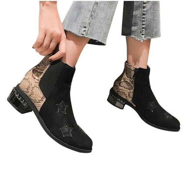 boots sagace autumn and winter women leather high heel boot casual soft footwear booties shoes ladies vintage chunky heels, Black
boots sagace autumn and winter women leather high heel boot casual soft footwear booties shoes ladies vintage chunky heels, Black