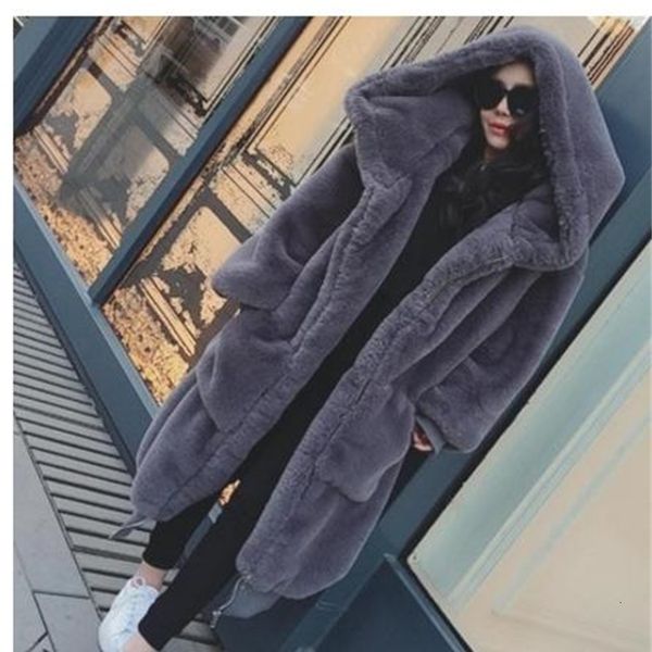 women's wool & blends womens winter faux rabbit fur jackets hooded casual winderbreaker female man-made outwear s/ fake clothes, Black
women's wool & blends womens winter faux rabbit fur jackets hooded casual winderbreaker female man-made outwear s/ fake clothes, Black