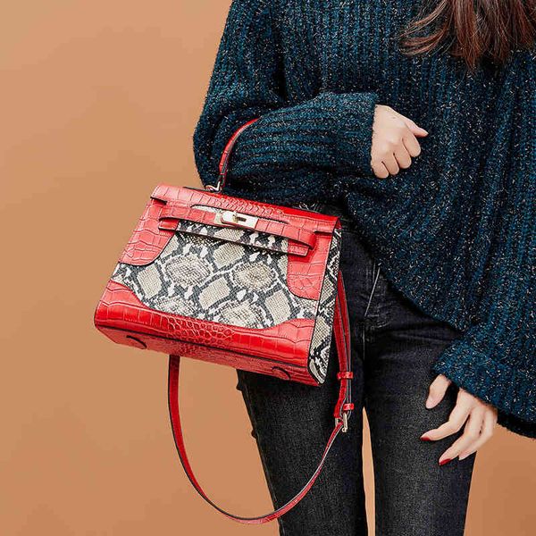 luxury herme handbags and storage way women's fashion snake pattern splicing single shoulder layer cowhide kelly brdp
luxury herme handbags and storage way women's fashion snake pattern splicing single shoulder layer cowhide kelly brdp