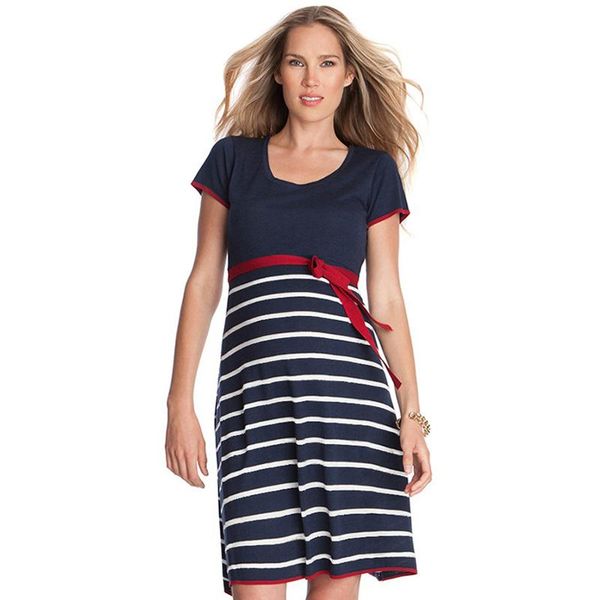 maternity dresses summer short sleeve o-neck loose striped dress pregnancy vestidos for pregnant women lycra blue casual mommy, White
maternity dresses summer short sleeve o-neck loose striped dress pregnancy vestidos for pregnant women lycra blue casual mommy, White