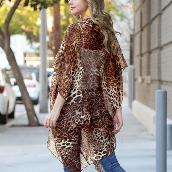 women's swimwear fashion leopard cardigans summer blouse 2021 casual short sleeve blusas femle thin tunic plus size kimono cape sun, White;black
women's swimwear fashion leopard cardigans summer blouse 2021 casual short sleeve blusas femle thin tunic plus size kimono cape sun, White;black