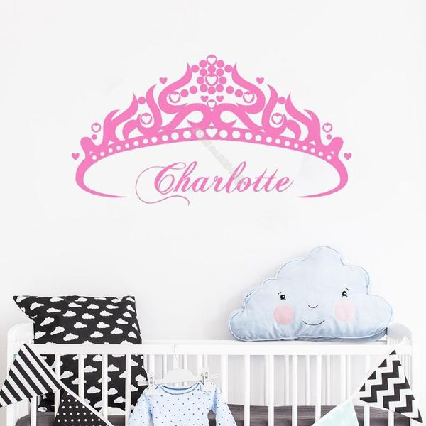 wall stickers pretty princess crown sticker custom girl name art personalized nursery decals baby kids bedroom decorative la294
wall stickers pretty princess crown sticker custom girl name art personalized nursery decals baby kids bedroom decorative la294