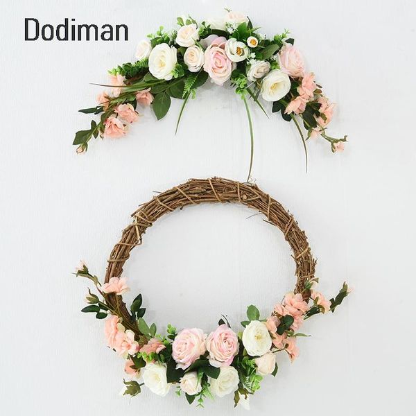 decorative flowers & wreaths rose artificial garland european lintel wall flower door wreath for wedding home christmas decoration
decorative flowers & wreaths rose artificial garland european lintel wall flower door wreath for wedding home christmas decoration