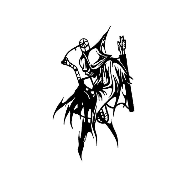 11.3*18.7cm mysterious reaper bow arrow hunter deer car sticker hunting accessories vinyl c16-1631
11.3*18.7cm mysterious reaper bow arrow hunter deer car sticker hunting accessories vinyl c16-1631