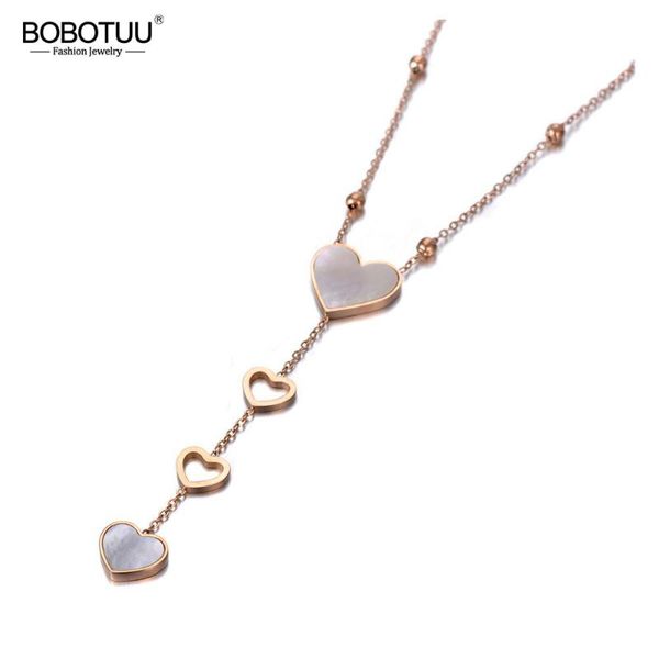pendant necklaces bobotuu romantic stainless steel white shell love heart choker for women girls trendy charm necklace bn19195, Silver
pendant necklaces bobotuu romantic stainless steel white shell love heart choker for women girls trendy charm necklace bn19195, Silver