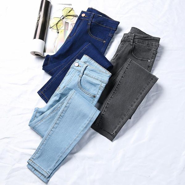 women's jeans 2021 pencil pants women black high waist denim elastic skinny stretch, Blue
women's jeans 2021 pencil pants women black high waist denim elastic skinny stretch, Blue