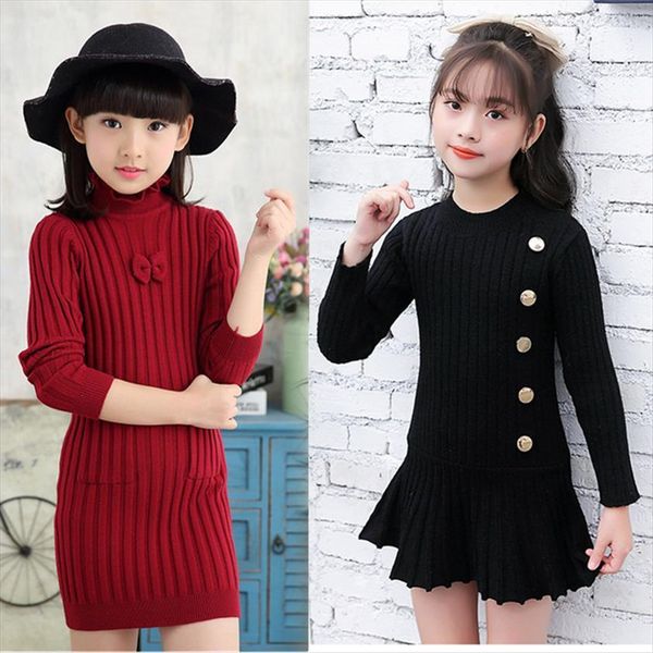 girls winter cotton knitting teenager girl dress clothing long sleeve spring fall clothes elegant pleated 4 14, Red;yellow
girls winter cotton knitting teenager girl dress clothing long sleeve spring fall clothes elegant pleated 4 14, Red;yellow