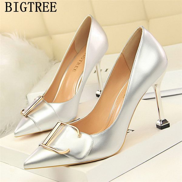 new arrival 2020 pointed toe high heels bridal shoes patent leather office shoes women black heels bigtree shoes nude heels buty
new arrival 2020 pointed toe high heels bridal shoes patent leather office shoes women black heels bigtree shoes nude heels buty